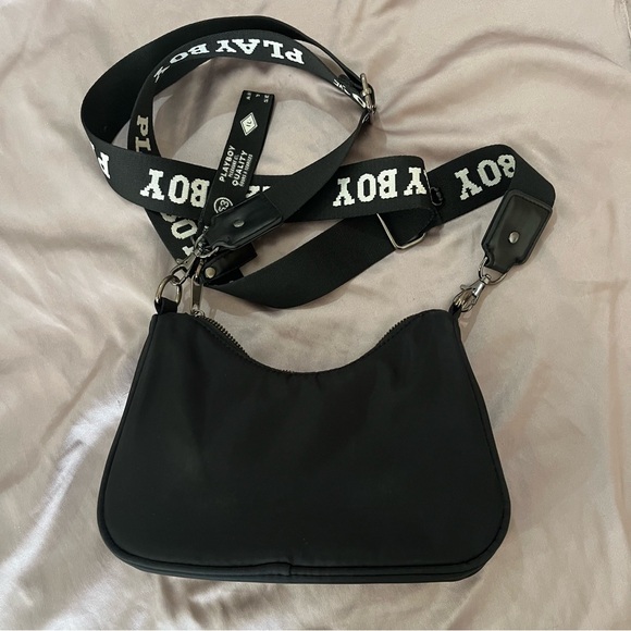 Black Playboy Crossbody Bag - Picture 6 of 6